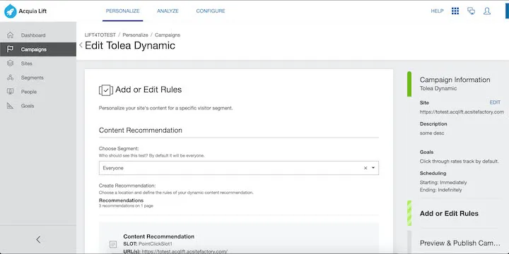Lift Experience Builder Legacy